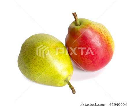 Pears an isolated on white background Pears an isolated on white background 63940904