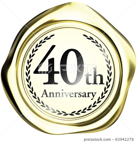 矢量插圖設計AI標誌密封蠟密封蠟豪華周年 矢量插圖設計AI標誌密封蠟密封蠟豪華周年 63942278