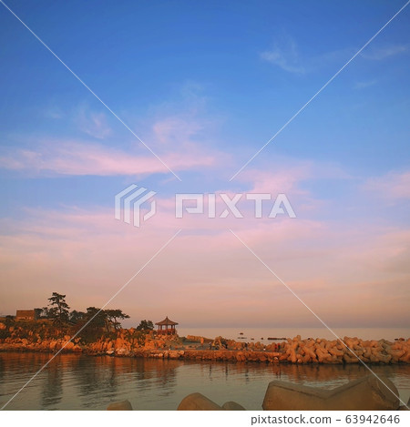 Beach at sunset Beach at sunset 63942646