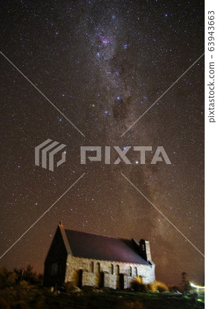 Superb view! New Zealand starry sky Superb view! New Zealand starry sky 63943663