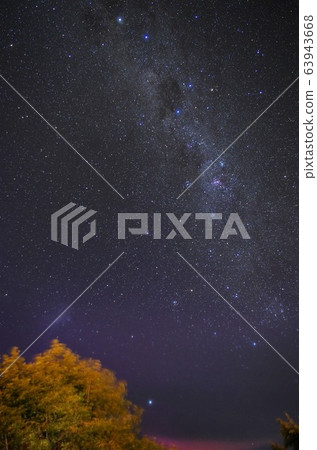 Superb view! New Zealand starry sky 63943668