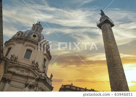 Plaza of Spain in Rome. Plaza of Spain in Rome. 63948851