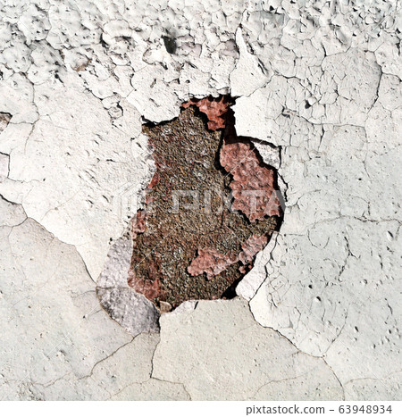 Stucco cracked on the wall as abstract background Stucco cracked on the wall as abstract background 63948934