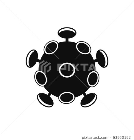 Isolated coronavirus icon. Contemporary sign of 63950192