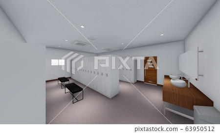 Shower room without people illustration 2 63950512