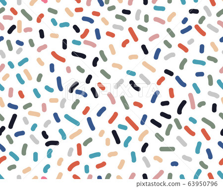 Seamless pattern with confetti on a white background Seamless pattern with confetti on a white background 63950796