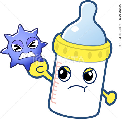 Cute baby bottle character Cute baby bottle character 63950889