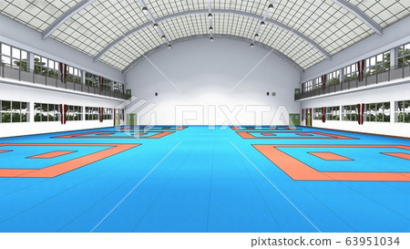 Karate match illustration 51 Karate match illustration 51 63951034