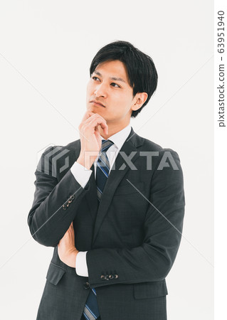 20's company employee thinking 63951940