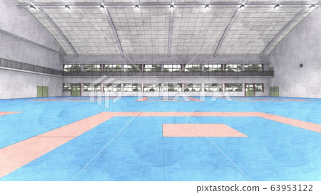Karate match illustration 56 Karate match illustration 56 63953122