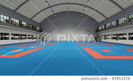 Karate match Illustration 1 Karate match Illustration 1 63953259