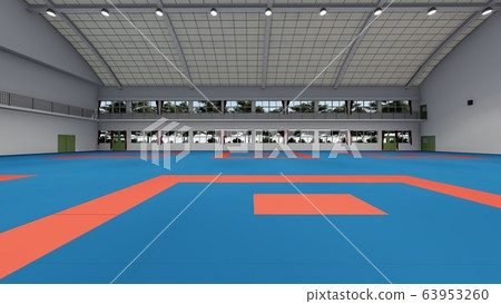 Karate match illustration 2 Karate match illustration 2 63953260