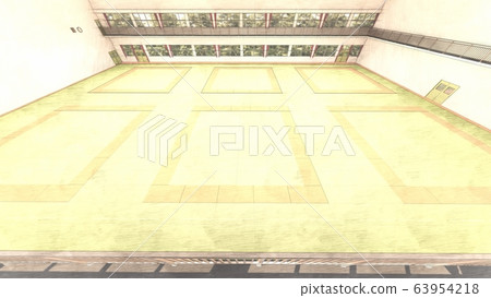 Judo hall Illustration 40 - Stock Illustration [63954218] - PIXTA