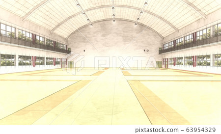 Judo hall Illustration 31 Judo hall Illustration 31 63954329