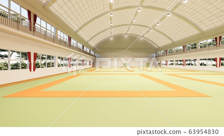 Judo hall Illustration 17 Judo hall Illustration 17 63954830