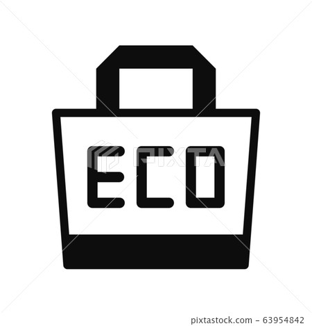 Eco bag icon Eco bag icon 63954842