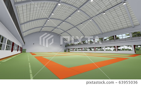 Judo hall Illustration 8 63955036