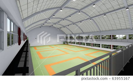 Judo hall Illustration 3 63955167
