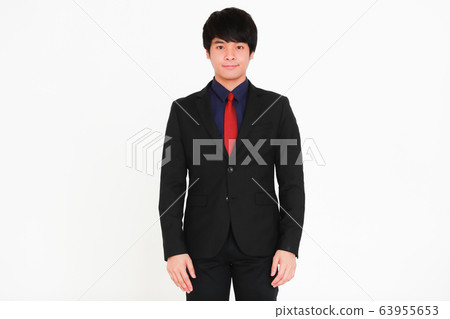 Portrait of young and handsome man. 63955653