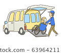 通過輪椅專用車傳輸圖像 63964211