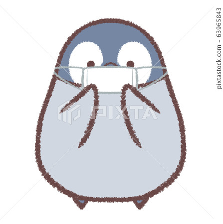 Mask penguin chick 63965843