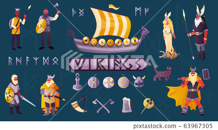 Viking Colorful Set  63967305