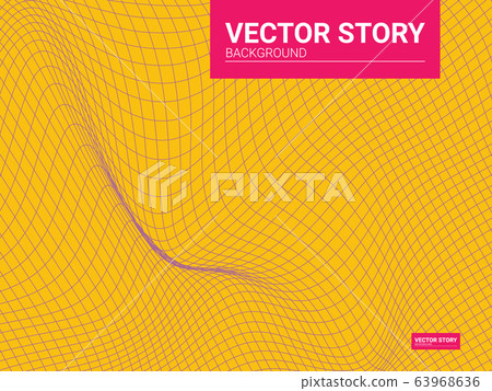 Abstract vector wave line futuristic style background template. Vector Story, Big sale template Abstract vector wave line futuristic style background template. Vector Story, Big sale template 63968636