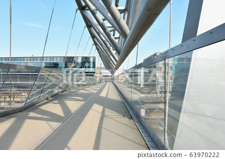 Akrobaten pedestrian bridge in Oslo, Norway - 63970222