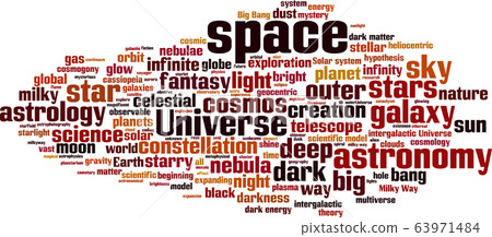 Space word cloud 63971484