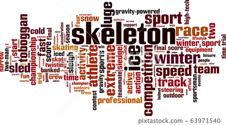 Skeleton word cloud 63971540