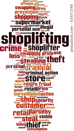 Personal shopper word cloud Stock Illustration