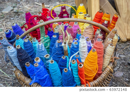 Colored thread spools Colored thread spools 63972148