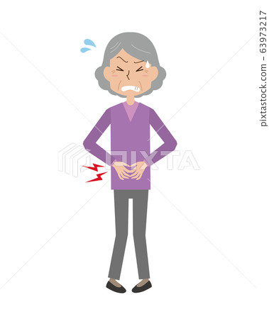 腹部疼痛,婦女,祖母,疼痛,疾病,每餐,食物中毒,胃痛,全身 腹部疼痛,婦女,祖母,疼痛,疾病,每餐,食物中毒,胃痛,全身 63973217