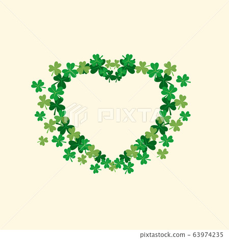 green, shamrock, vector 63974235