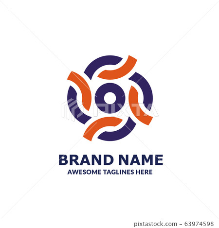 vector, circle, logo 63974598