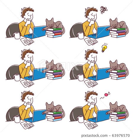 遠程辦公的人 63976570