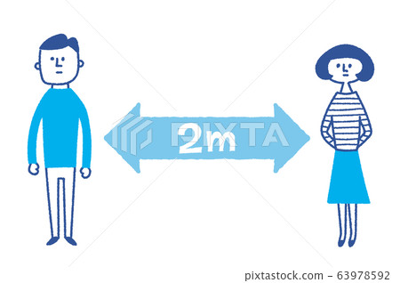 Infection control 2m interval Infection control 2m interval 63978592