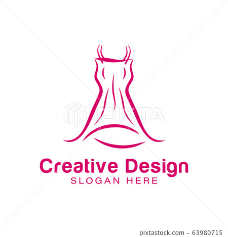 luxury dress. fashion logo Ideas. Inspiration logo luxury dress. fashion logo Ideas. Inspiration logo 63980715