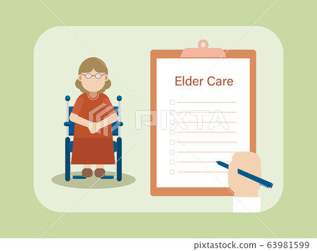 Elder care concept 63981599
