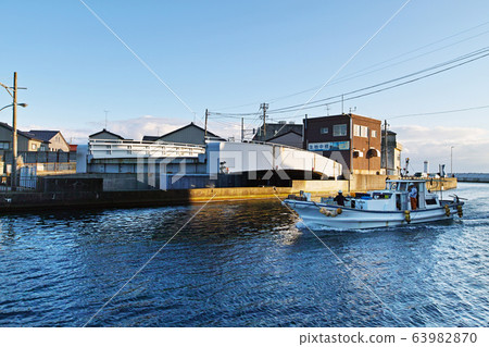 富山縣/中橋麵團（世界上罕見的懸臂旋轉橋之一）我們想要保留的漁村的100種歷史和文化資產 63982870