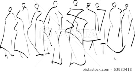 Person_pen drawing Person_pen drawing 63983418