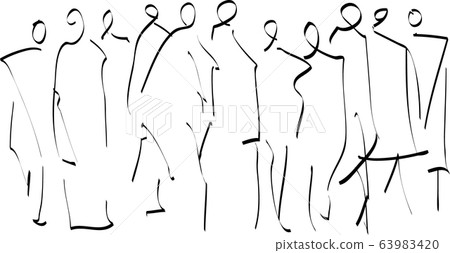 Person_pen drawing 63983420