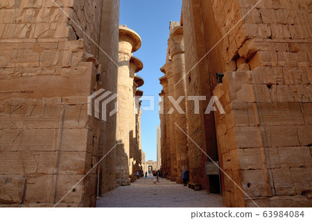 Karnak Temple Main Column Room Entrance Karnak Temple Main Column Room Entrance 63984084