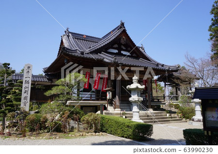 岡山縣津山市天台佛教寺廟“石山寺”：櫻花盛開時 63990230