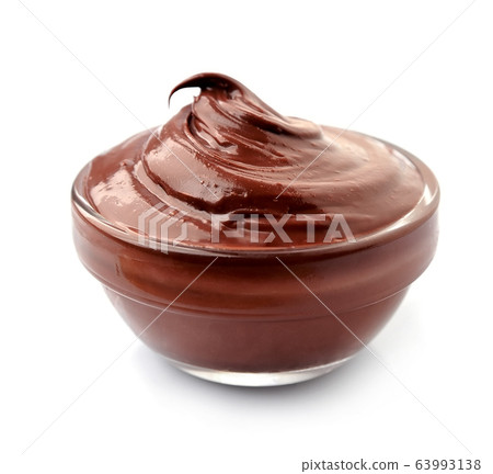 Chocolate cream.Chocolate spread. 63993138