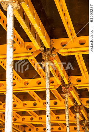 Formwork for concrete during the building Formwork for concrete during the building 63993287