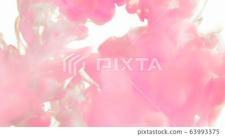 Abstract coloured ink in water 63993375