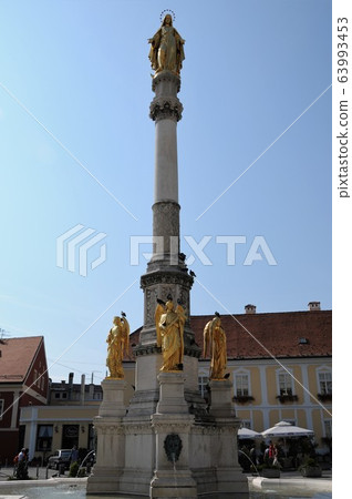 Croatia, Zagreb, Assumption Cathedral, Virgin Mary Assumption Monument Croatia, Zagreb, Assumption Cathedral, Virgin Mary Assumption Monument 63993453