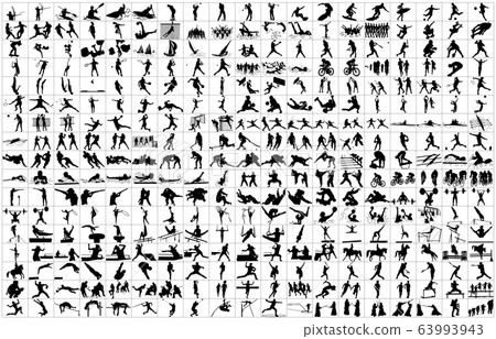 運動剪影框架 63993943