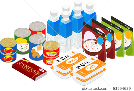 醃製食品設置＃01插圖等距 63994629